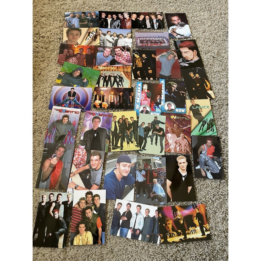 Nsync Photo‎ Cards Panini 2000 35 Cards - NSYNC Lot